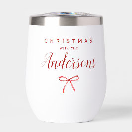 Navidades con familia - cinta roja