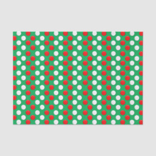 Navidades Con Papel Blanco Rojo Y Tejido Verde