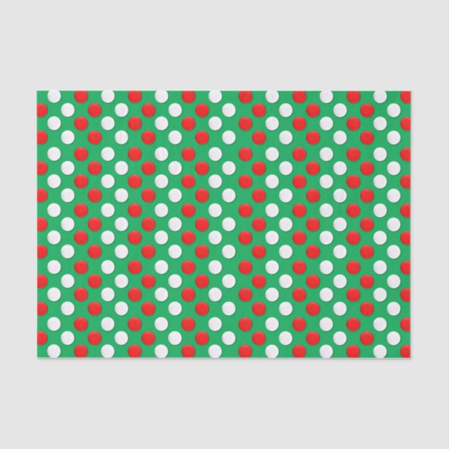 Navidades Con Papel Blanco Rojo Y Tejido Verde (Anverso)