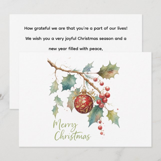 Navidades con Robin Birds | Festividad (Anverso / Reverso)
