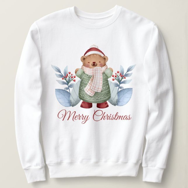 Navidades con sudadera (Anverso del diseño)