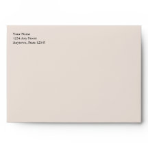 Navidades con tarjeta de Cream con dirección Perso