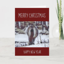 Navidades con tarjeta "Pony Tail"