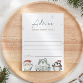 Navidades Consejos De Baby Shower Para La Tarjeta