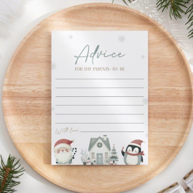 Navidades Consejos De Baby Shower Para La Tarjeta  (Subido por el creador)