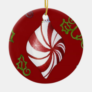 Navidades contemporáneos ornamento de canto de men