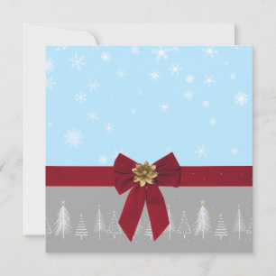 Navidades Copos de nieve Gris Rojo Azul