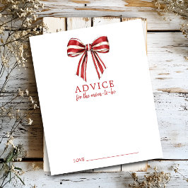 Navidades Coquette Bow Baby Shower Consejos Hoja