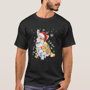 Navidades Corgi perros Sweater Dog Xmas Luces