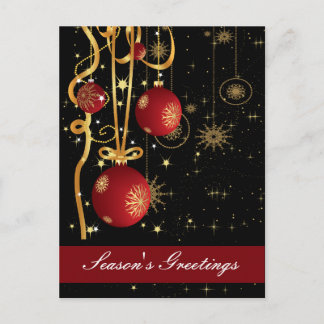 Navidades corporativos saludan las tarjetas postal