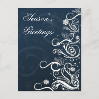Navidades corporativos saludan las tarjetas postal