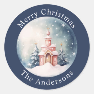 Navidades cortos Starry Night Pegatina