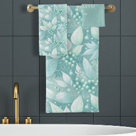 Navidades costeros Foliage Berries Pattern#7 ID100