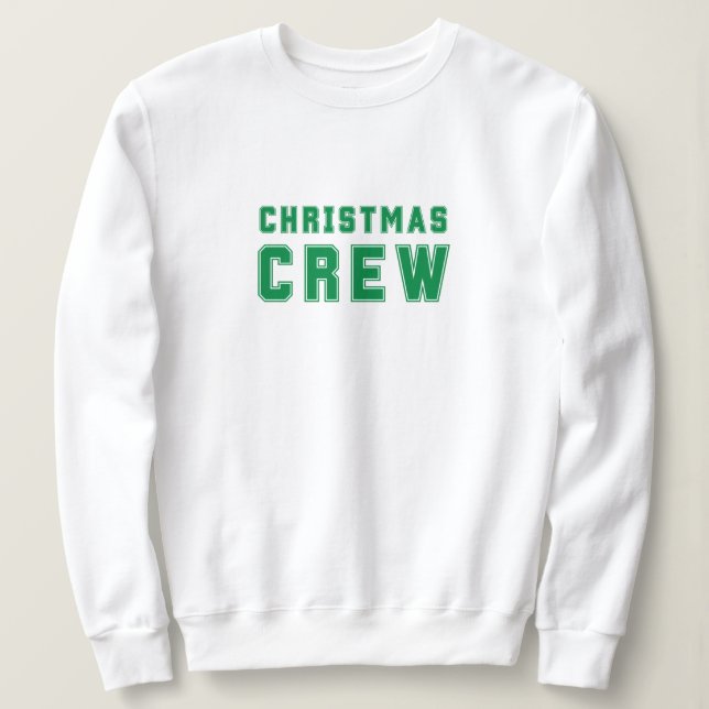 Navidades Crew green Sweater (Anverso del diseño)