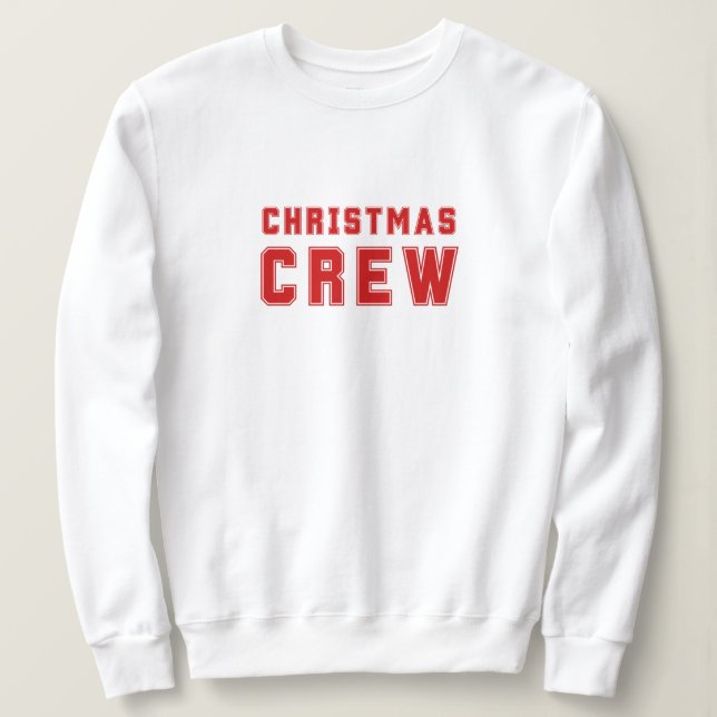Navidades Crew Red Sweater (Anverso del diseño)