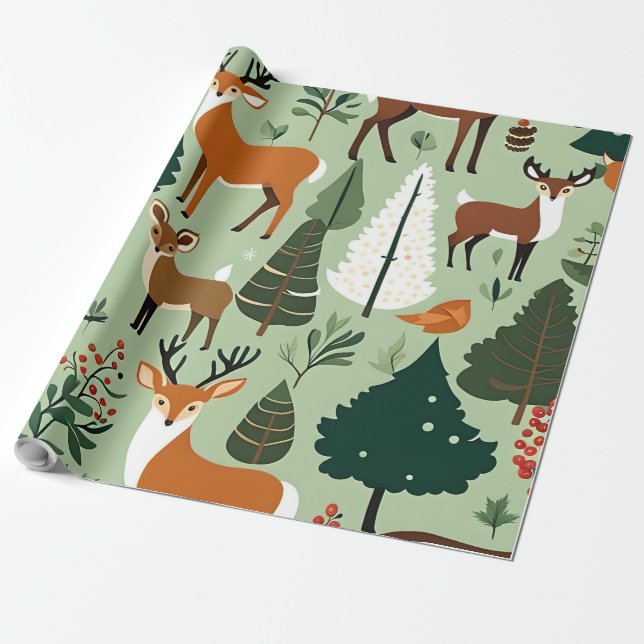 navidades criteros envolviendo papel (Desenrollado)