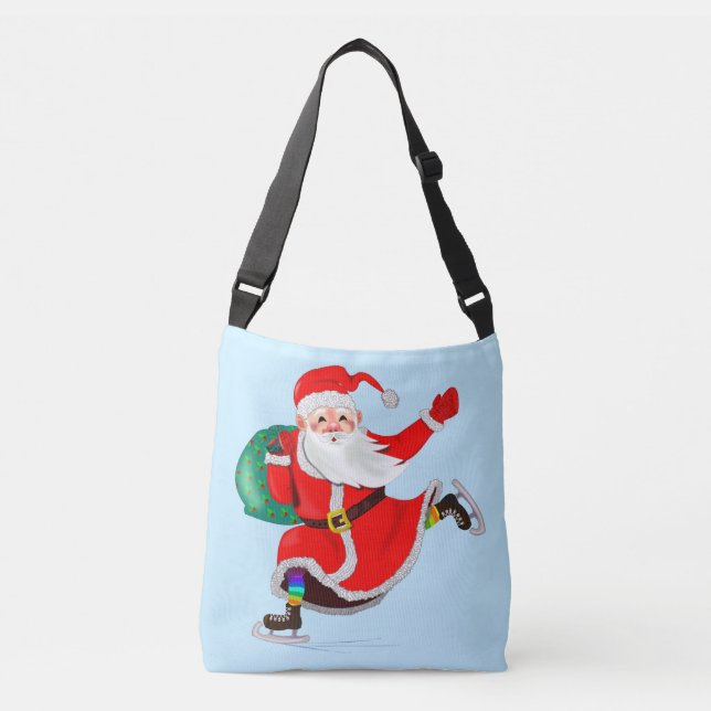 Navidades cruzan bolsa con regalo de Santa Claus (Anverso)