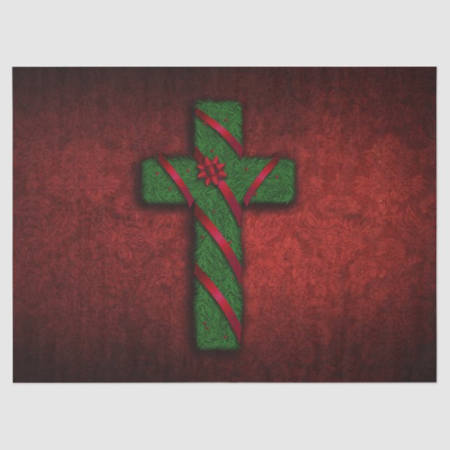 navidades cruzan papel tisular (Anverso)