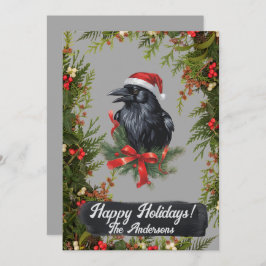 Navidades cuerdas 6, Felices Fiestas, tarjeta de N