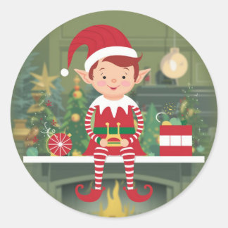 Navidades Cuidados Elf En Pegatina De Shelf