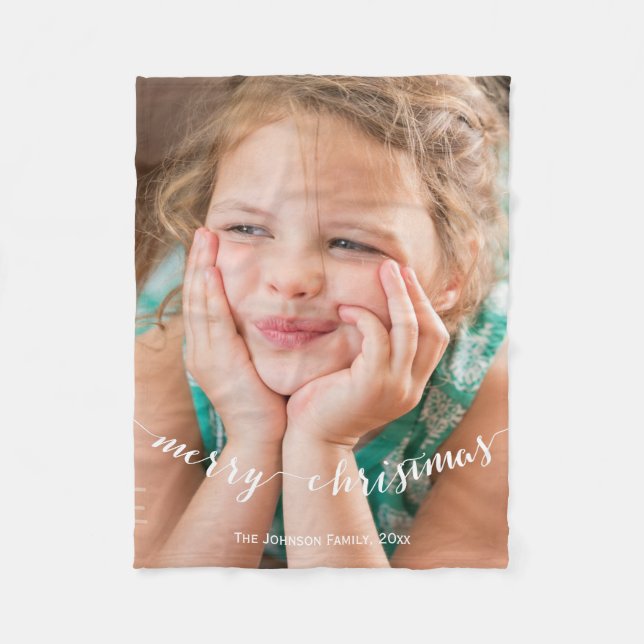 Navidades Cuidados Flotan Mantas Con Foto 30x40 (Anverso)