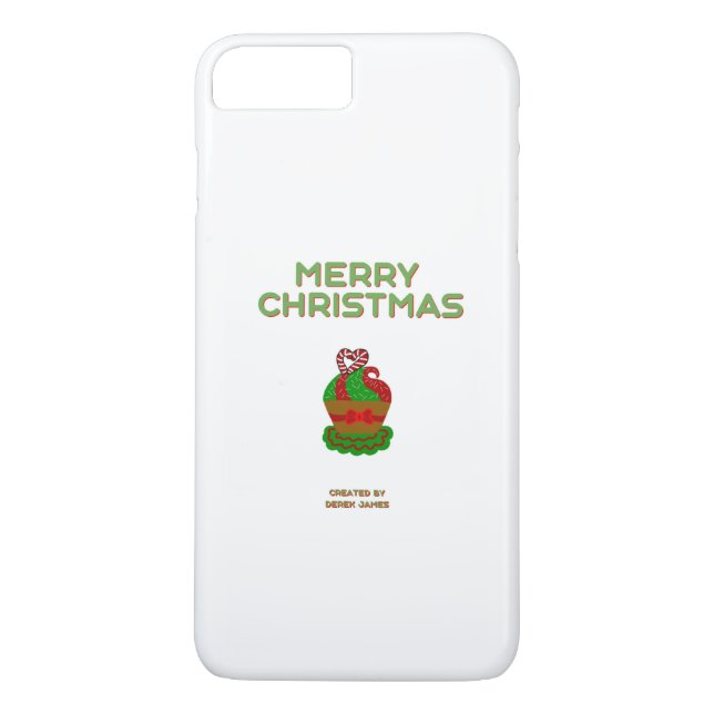 Navidades Cupcake Apple iPhone 8/7 Plus Funda (Reverso)