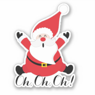 Navidades Cute Santa ID854 Pegatina
