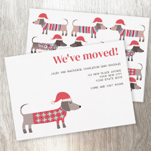 Navidades Dachsund Perro Invitación móvil