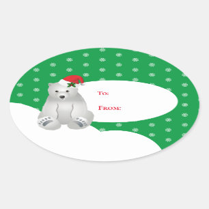Navidades dan Pegatinas de etiquetas