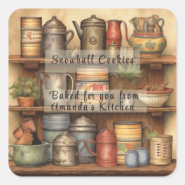 Navidades dan Pegatinas horneados por ti con amor (Anverso)