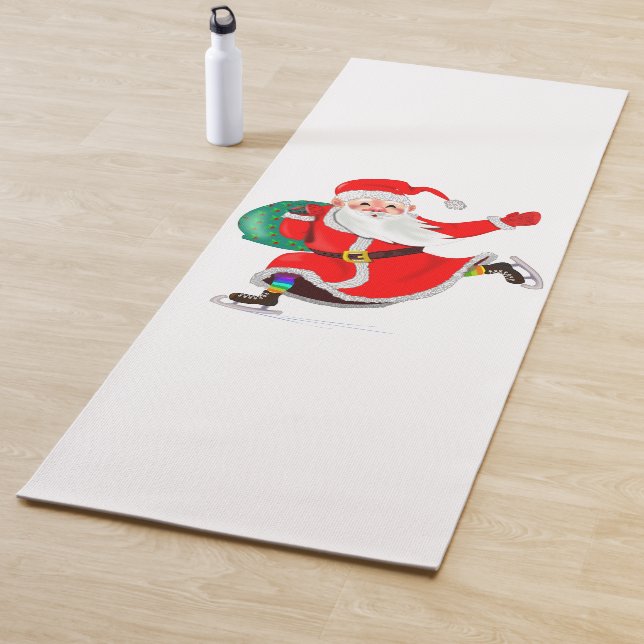 Navidades dan Yoga Mat Santa - Colores Personaliza (In situ)