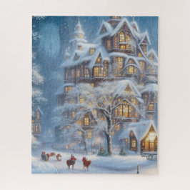 navidades de 500 piezas rompecabezas - Castillo fe