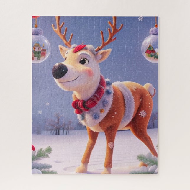 navidades de 500 piezas rompecabezas - Invierno en (Vertical)