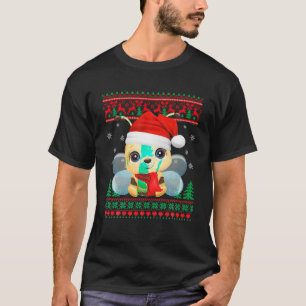 Navidades de Abejas de cereza Pajama Ugly Sweater