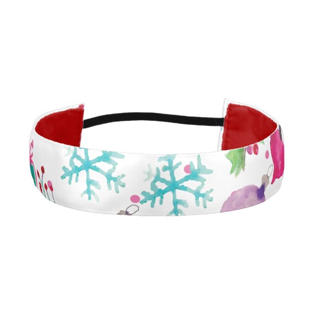 Navidades de acuarela Gimnasio de invierno Banda a (Anverso)