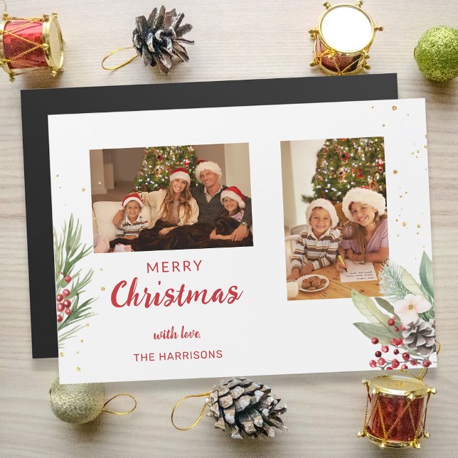 Navidades de acuarela moderna Botánica de dos foto (Subido por el creador)