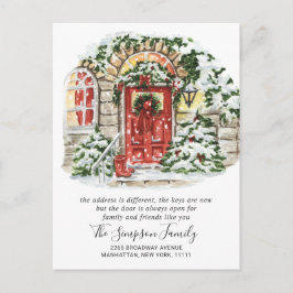 Navidades de acuarela Puerta de Invitación móvil P