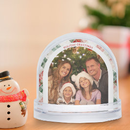 Navidades de acuarela rusos roban glóbulo de nieve