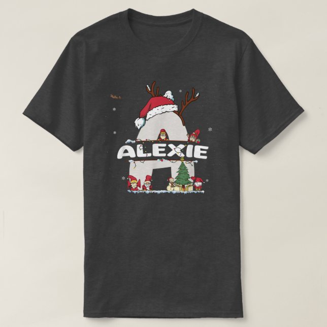 Navidades de Alexie Camisa con nombre de Alexie pa (Diseño del anverso)