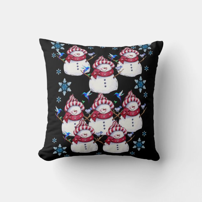 navidades de almohada de lanzamiento (Anverso)