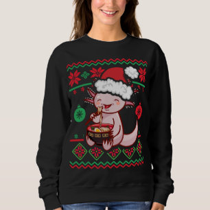 Navidades de Anime feos suéter Kawaii Axolotl comi