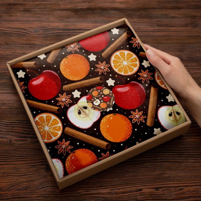 Navidades de Apple Spice | Papel Tejido Apple (Subido por el creador)