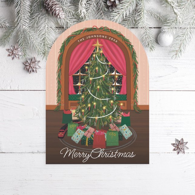 Navidades de Arch Victorian hasta tarjeta de vacac (Subido por el creador)
