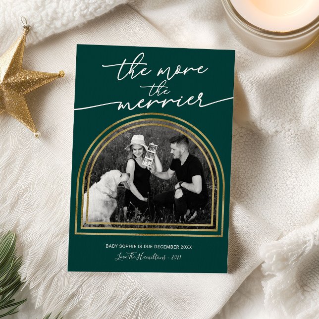 Navidades de arcos Invitación de embarazo (Subido por el creador)