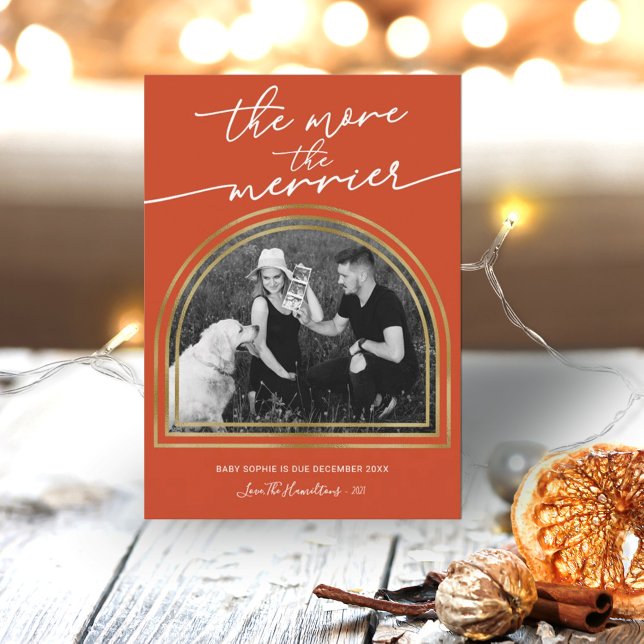 Navidades de arcos Invitación de embarazo (Subido por el creador)