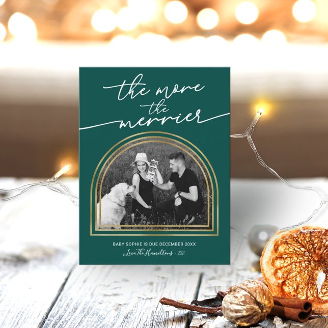 Navidades de arcos Invitación de embarazo (Subido por el creador)