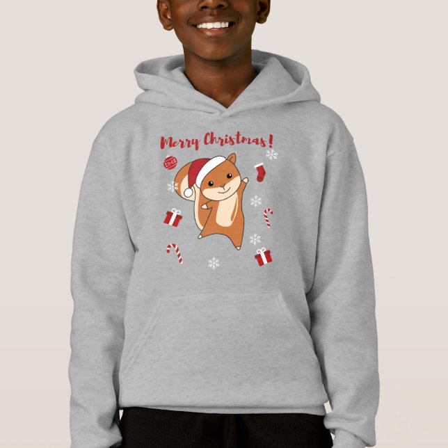 Navidades de ardilla Animales de Invierno (Anverso)