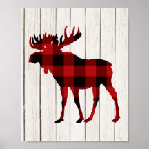 Navidades de arte de Moose de Plaid Decoran Fiesta