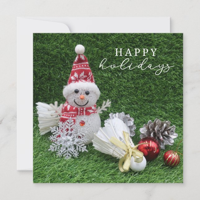 Navidades de Badminton organizan fiestas felices (Anverso)