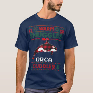Navidades de ballena orca suéter Navidades feos